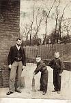 Click image for larger version. 

Name:	1890 SEAMENS' ORPHANAGE MASTER WITH TWO BOYS AND A CRICKET BAT.jpg 
Views:	1058 
Size:	288.4 KB 
ID:	28695
